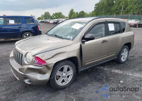 2008 Jeep Compass Sport from USA, damaged, VIN 1J8FT47098D540488